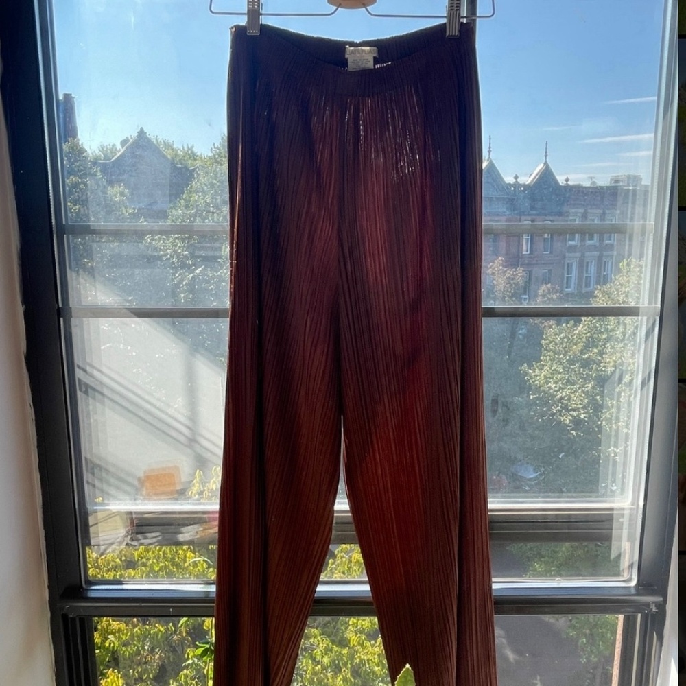 Issey Miyake Pleats Please Brown Sz 5